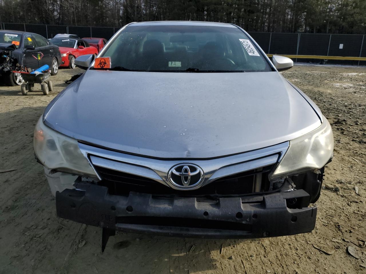 2012 Toyota Camry VIN 4T1BF1FK8CU022701 Copart auction photo, front end / side damage thumbnail 5