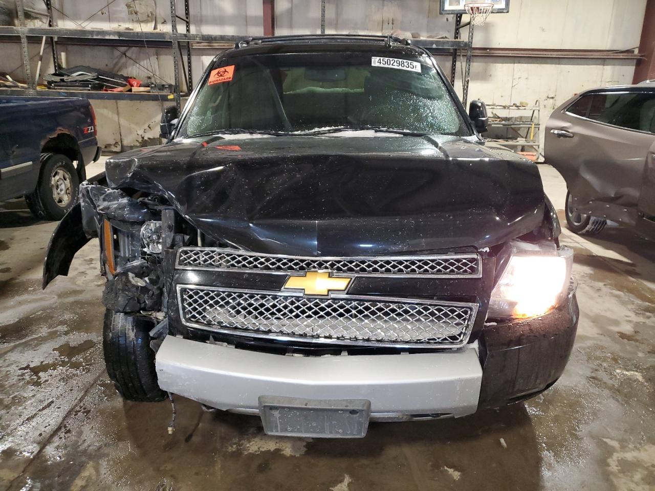 2013 Chevrolet Avalanche VIN 3GNTKFE70DG248404 Copart auction photo, front end / undercarriage damage thumbnail 5