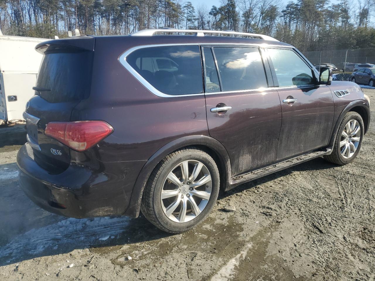 2012 Infiniti QX56 VIN JN8AZ2NC0C9315314 Copart auction photo, minor dent/scratches damage thumbnail 3
