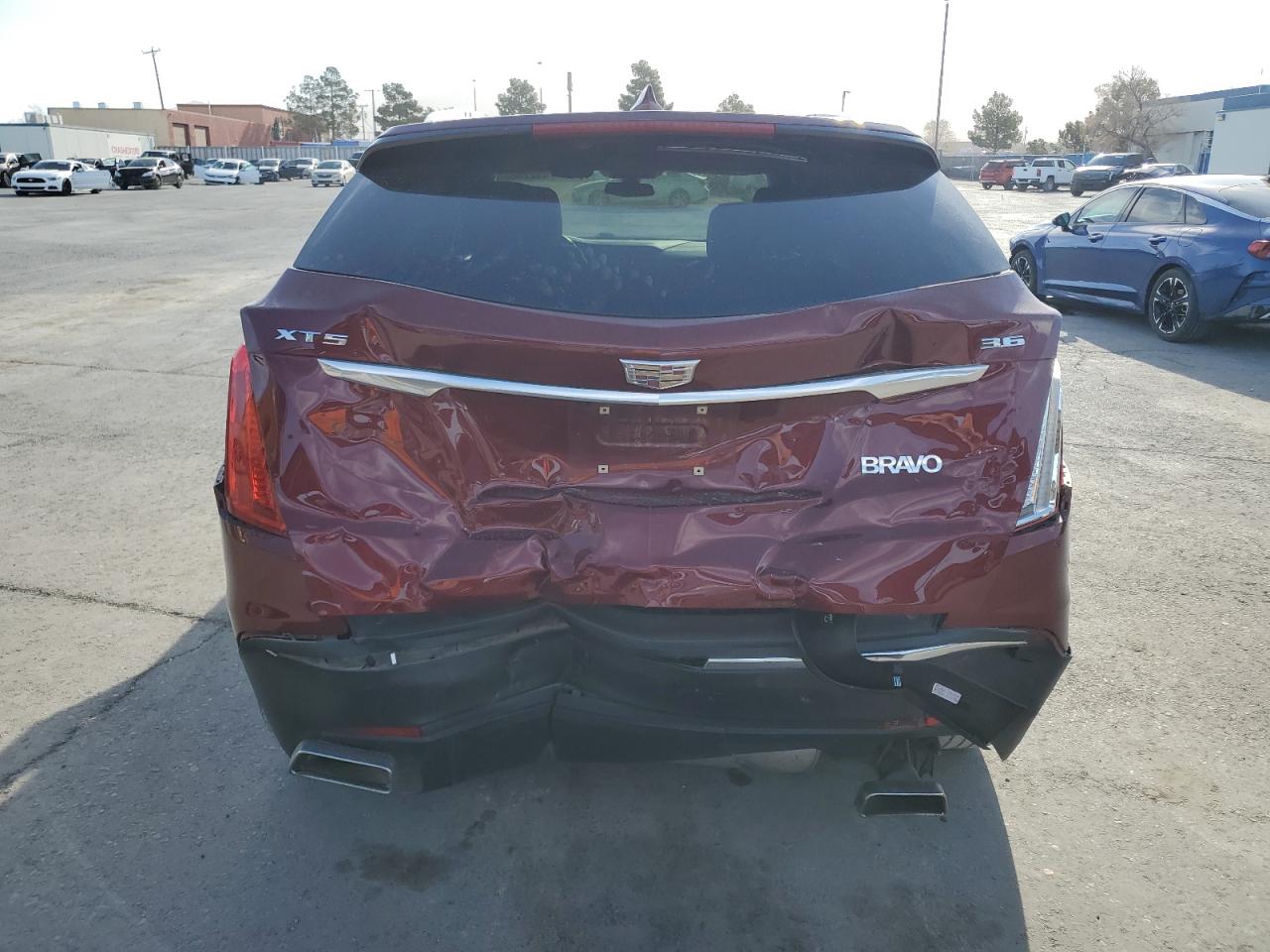 2018 Cadillac XT5 VIN 1GYKNCRS3JZ223611 Copart auction photo, rear end damage thumbnail 6