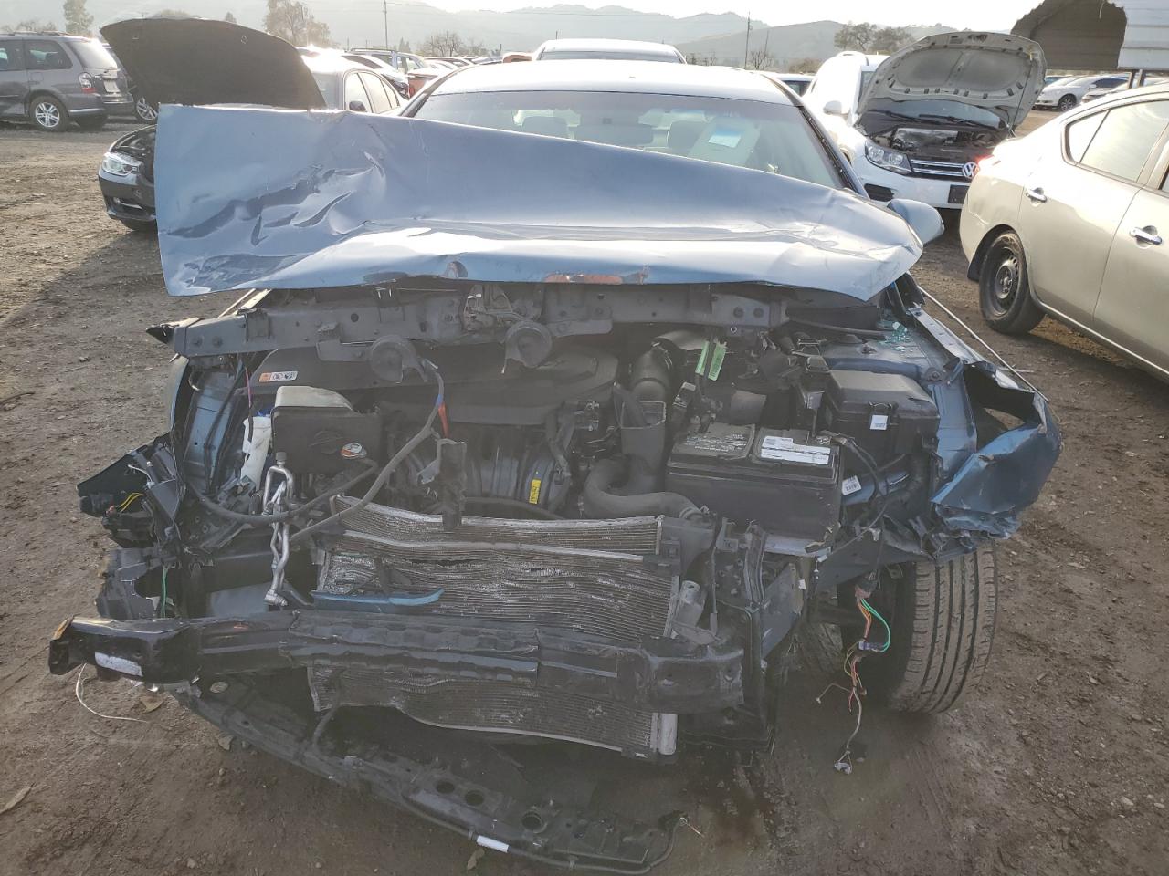 2016 Hyundai Sonata VIN 5NPE24AF0GH396311 Copart auction photo, front end damage thumbnail 5