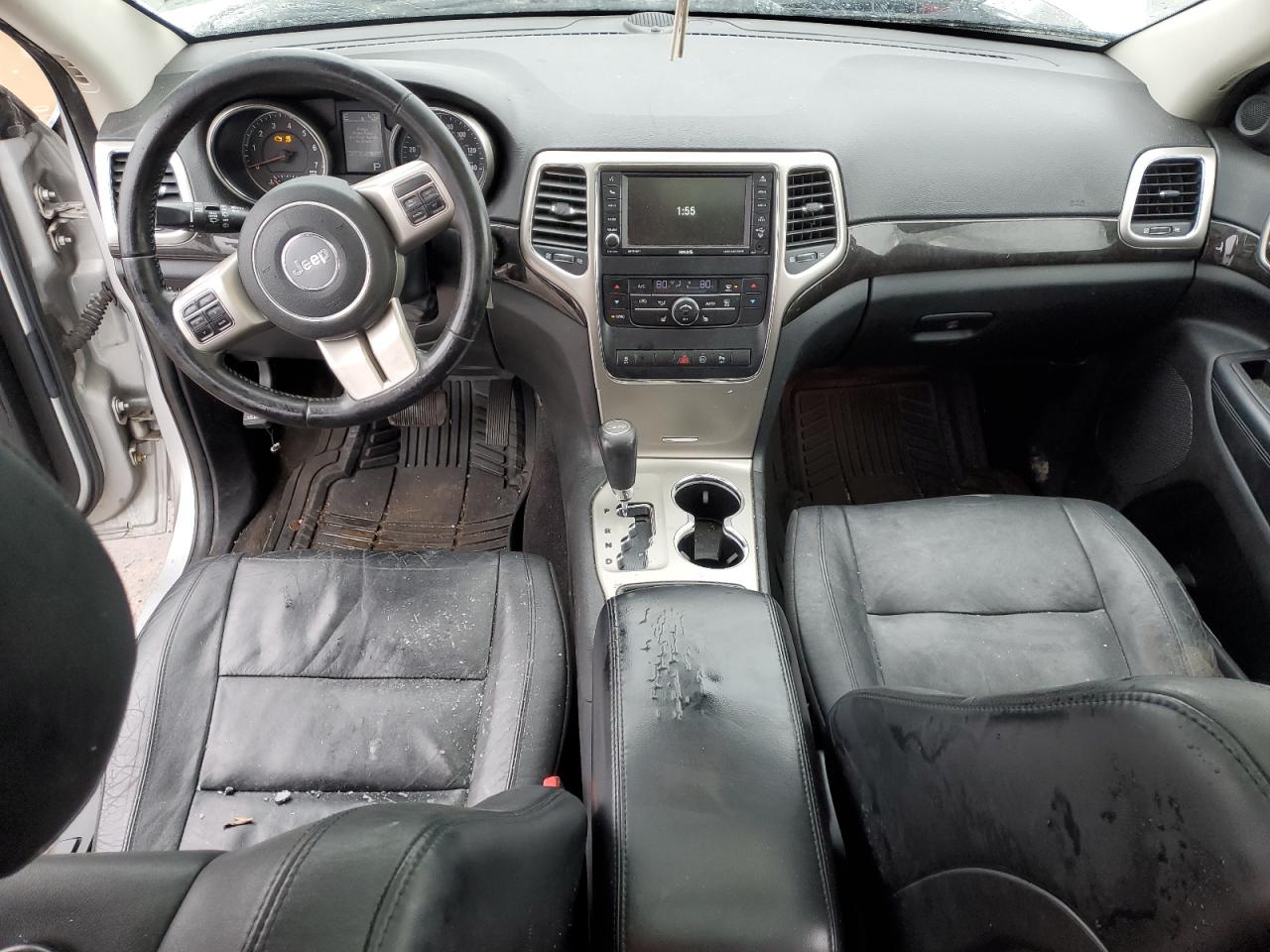 2012 Jeep Grand Cherokee VIN 1C4RJFAG0CC219580 Copart auction photo, side / rear end damage thumbnail 8