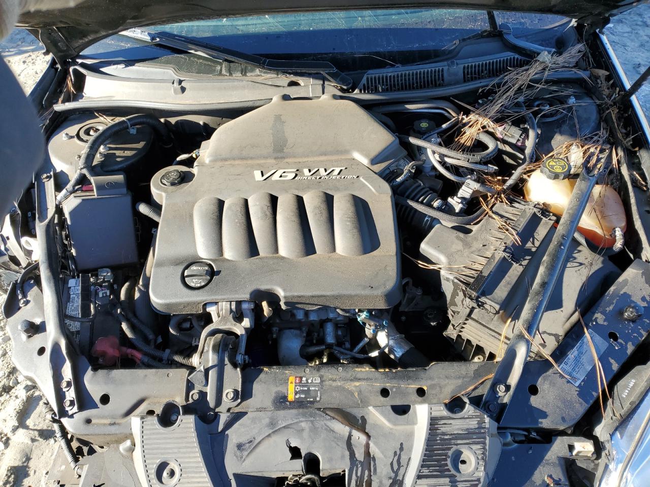 2013 Chevrolet Impala VIN 2G1WB5E31D1115178 Copart auction photo, front end / side damage thumbnail 12
