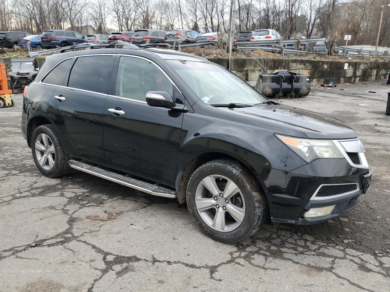 2012 Acura MDX VIN 2HNYD2H35CH536891 Copart auction photo, front end / side damage thumbnail 4