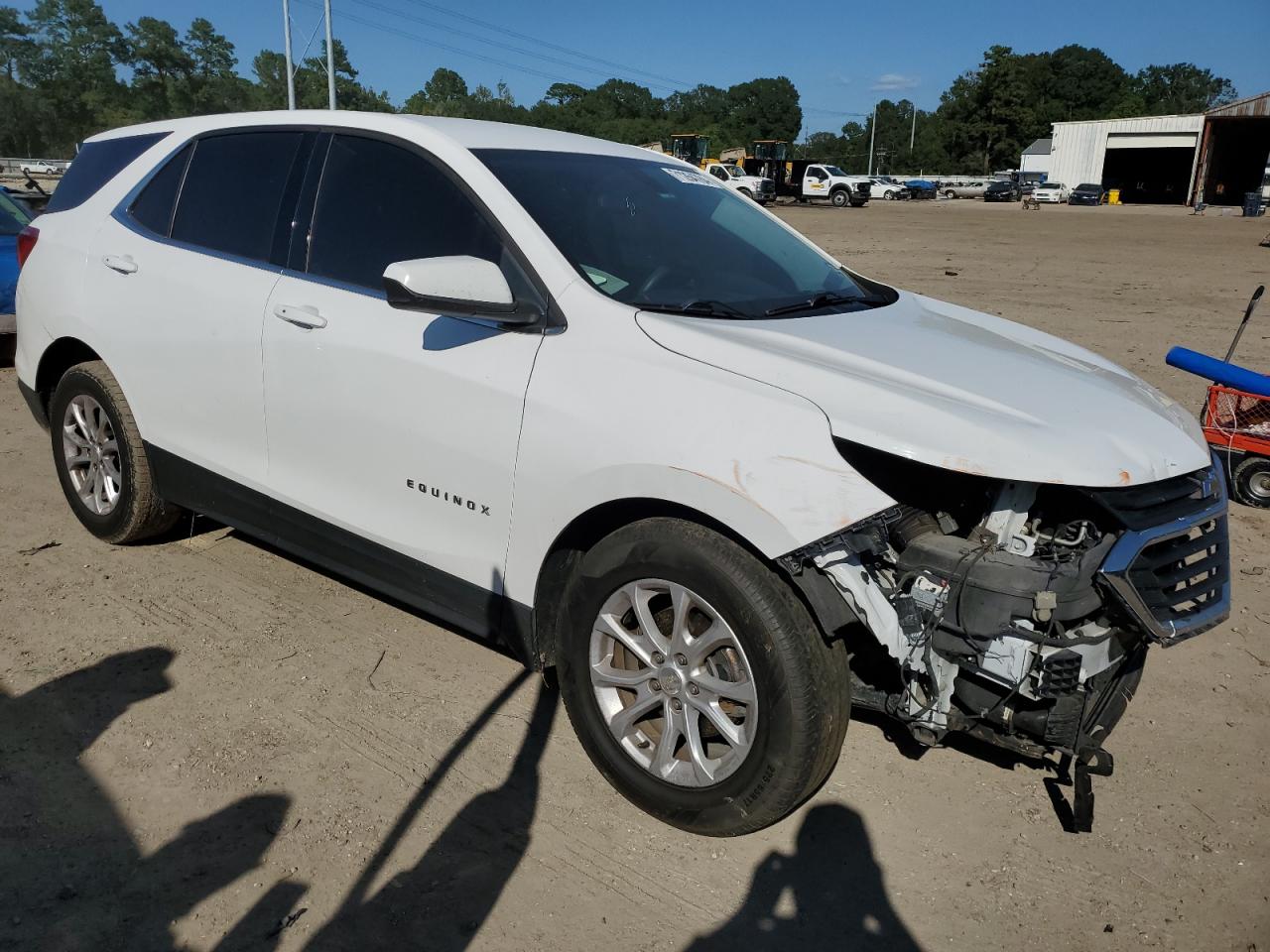 2018 Chevrolet Equinox VIN 3GNAXJEV1JL411929 Copart auction photo, front end damage thumbnail 4