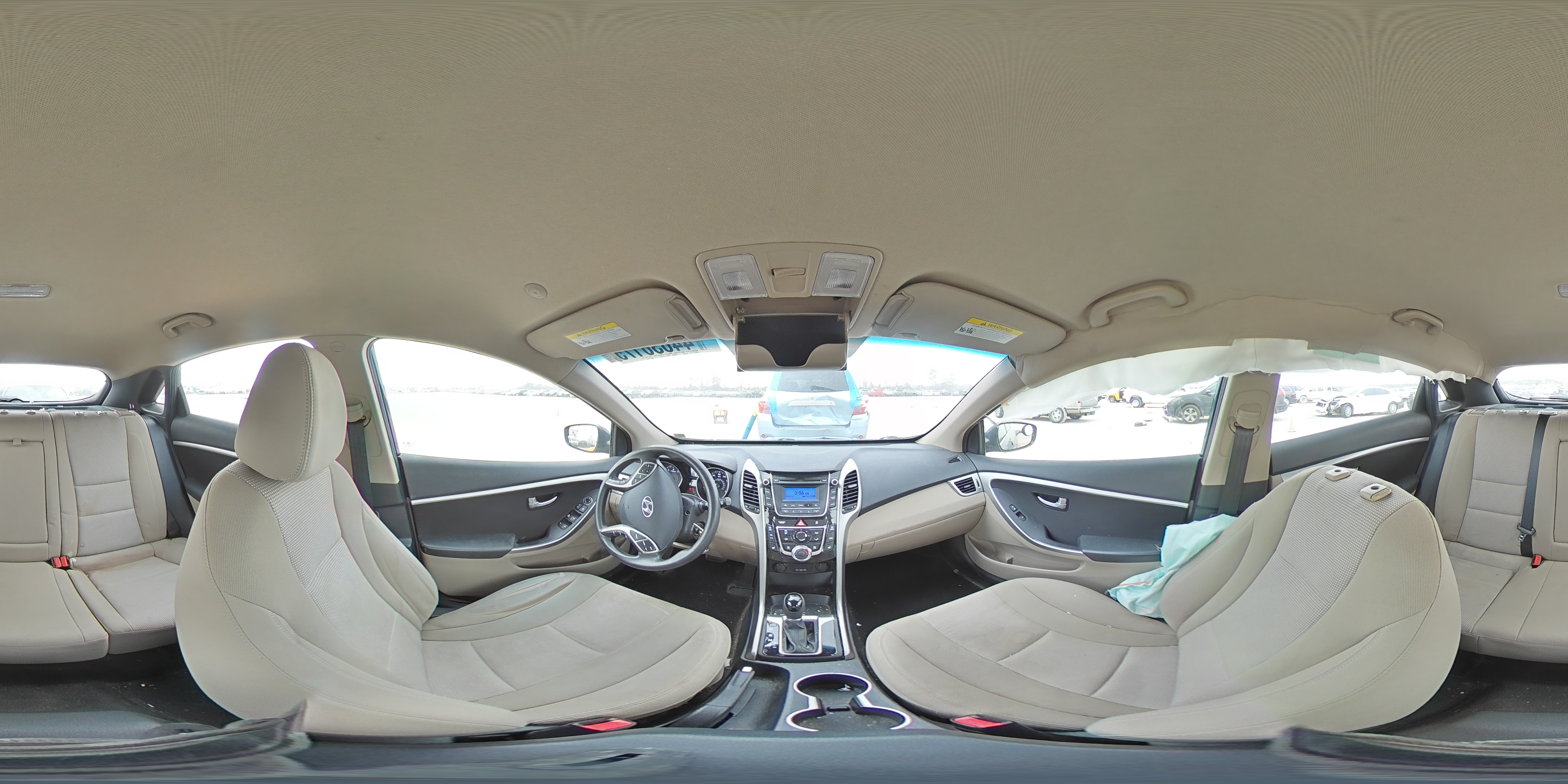 2014 Hyundai Elantra VIN KMHD35LH0EU198470 Copart auction photo, side / minor dent/scratches damage thumbnail 12