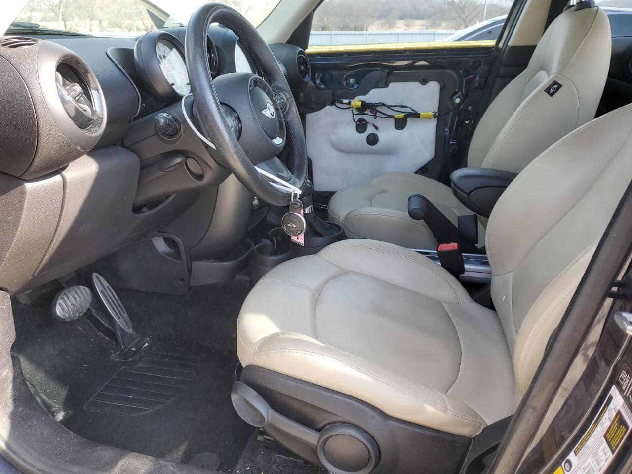 2014 MINI Cooper VIN WMWZC3C5XEWP25131 Copart auction photo, front end damage thumbnail 7