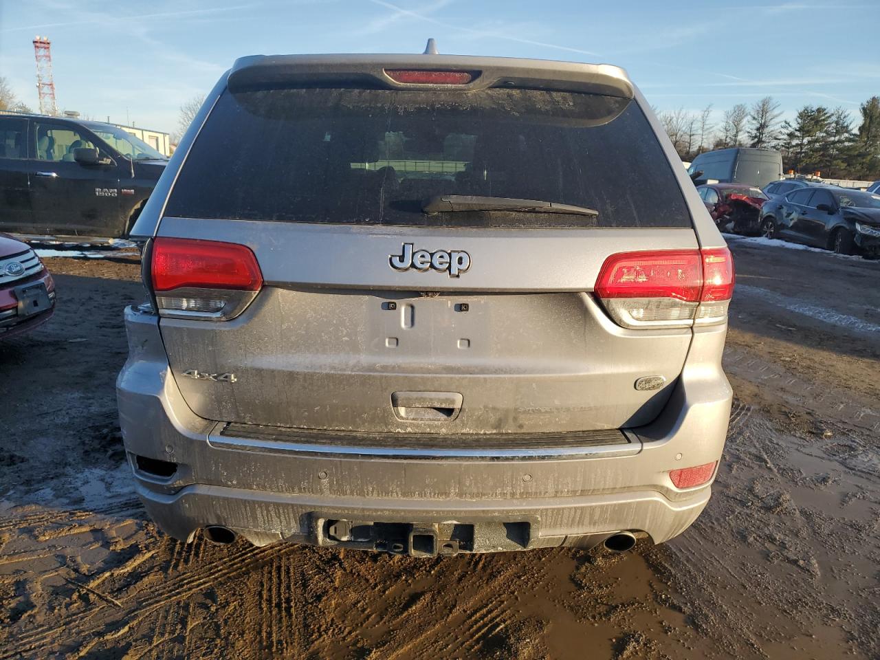 2014 Jeep Grand Cherokee VIN 1C4RJFCT2EC337580 Copart auction photo, side / rear end damage thumbnail 6