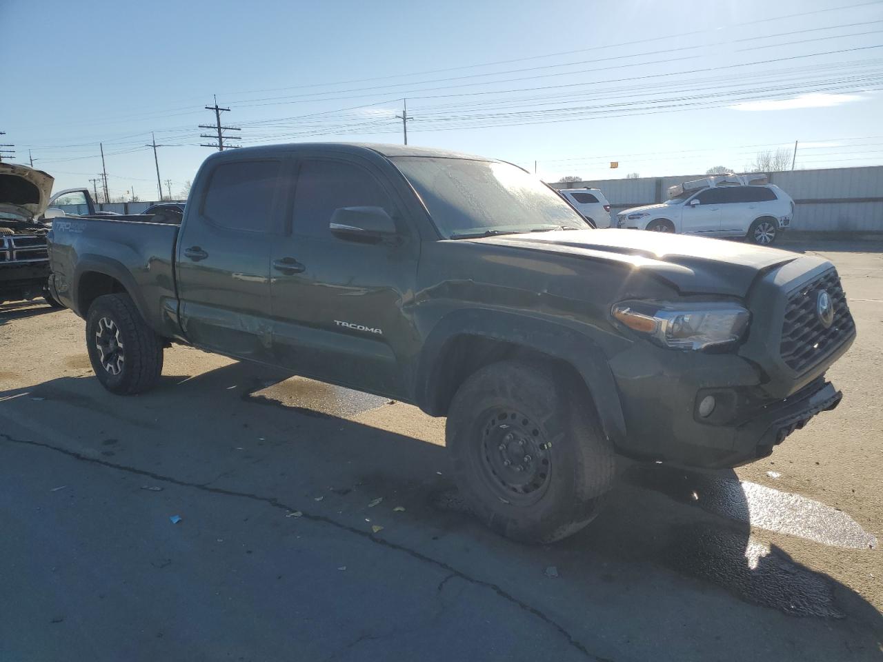 2021 Toyota Tacoma VIN 5TFDZ5BN5MX061029 Copart auction photo, all over / mechanical damage thumbnail 4