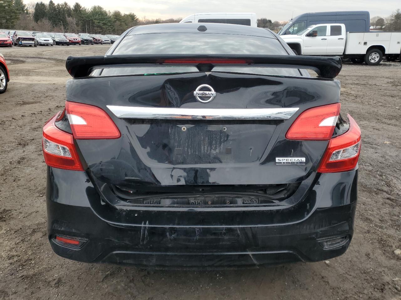2019 Nissan Sentra VIN 3N1AB7AP5KY394996 Copart auction photo, rear end / front end damage thumbnail 6