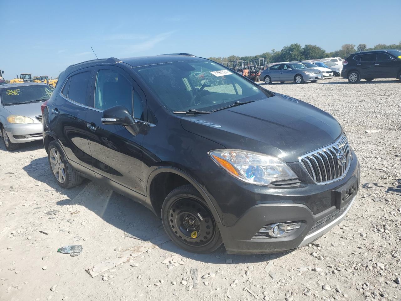 2015 Buick Encore VIN KL4CJGSBXFB243632 Copart auction photo, all over damage thumbnail 4