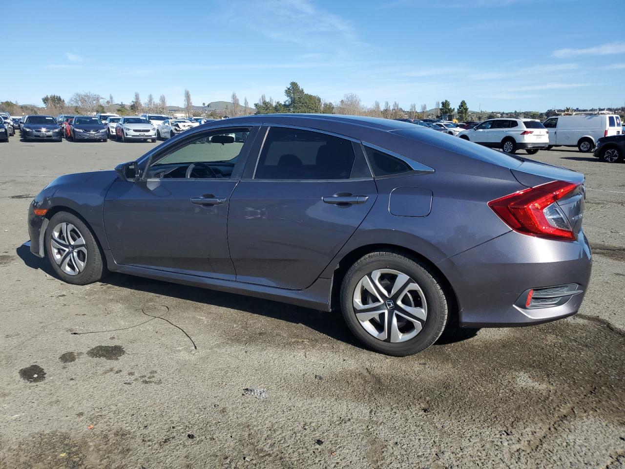 2016 Honda Civic VIN 19XFC2F58GE245534 Copart auction photo, front end / side damage thumbnail 2