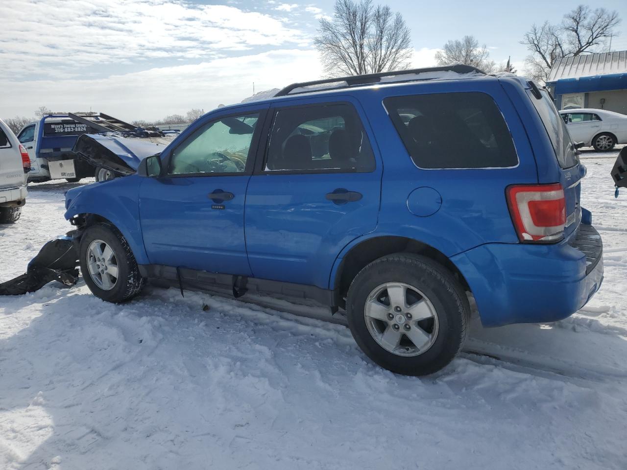 2011 Ford Escape VIN 1FMCU9D73BKB92532 Copart auction photo, front end / side damage thumbnail 2