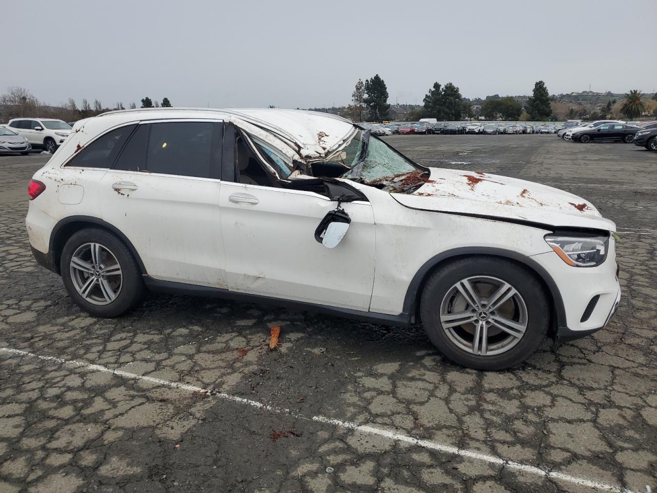 2020 Mercedes-Benz GLC VIN WDC0G8DB6LF673635 Copart auction photo, all over damage thumbnail 4