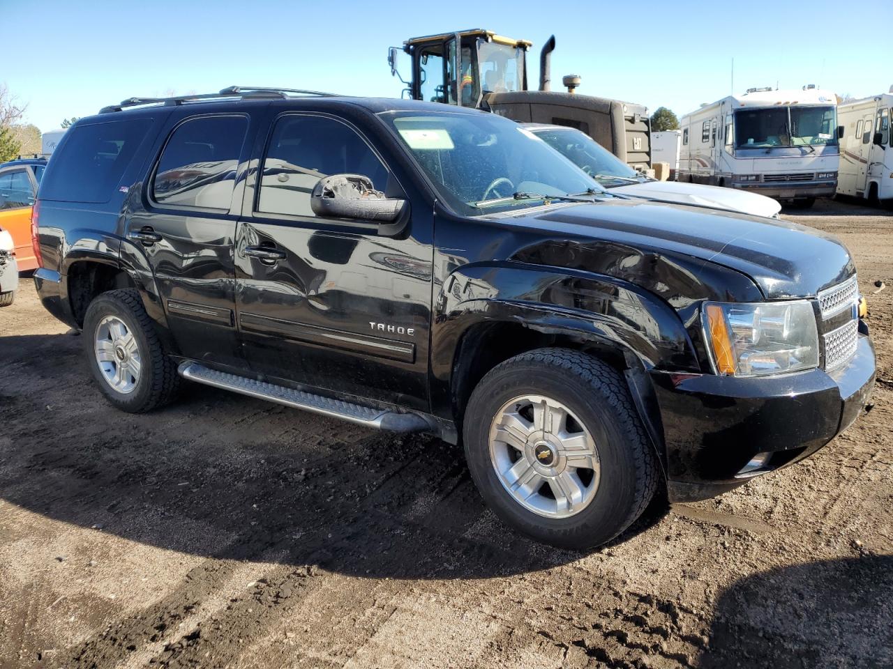 2012 Chevrolet Tahoe VIN 1GNSKBE07CR160732 Copart auction photo, side damage thumbnail 4