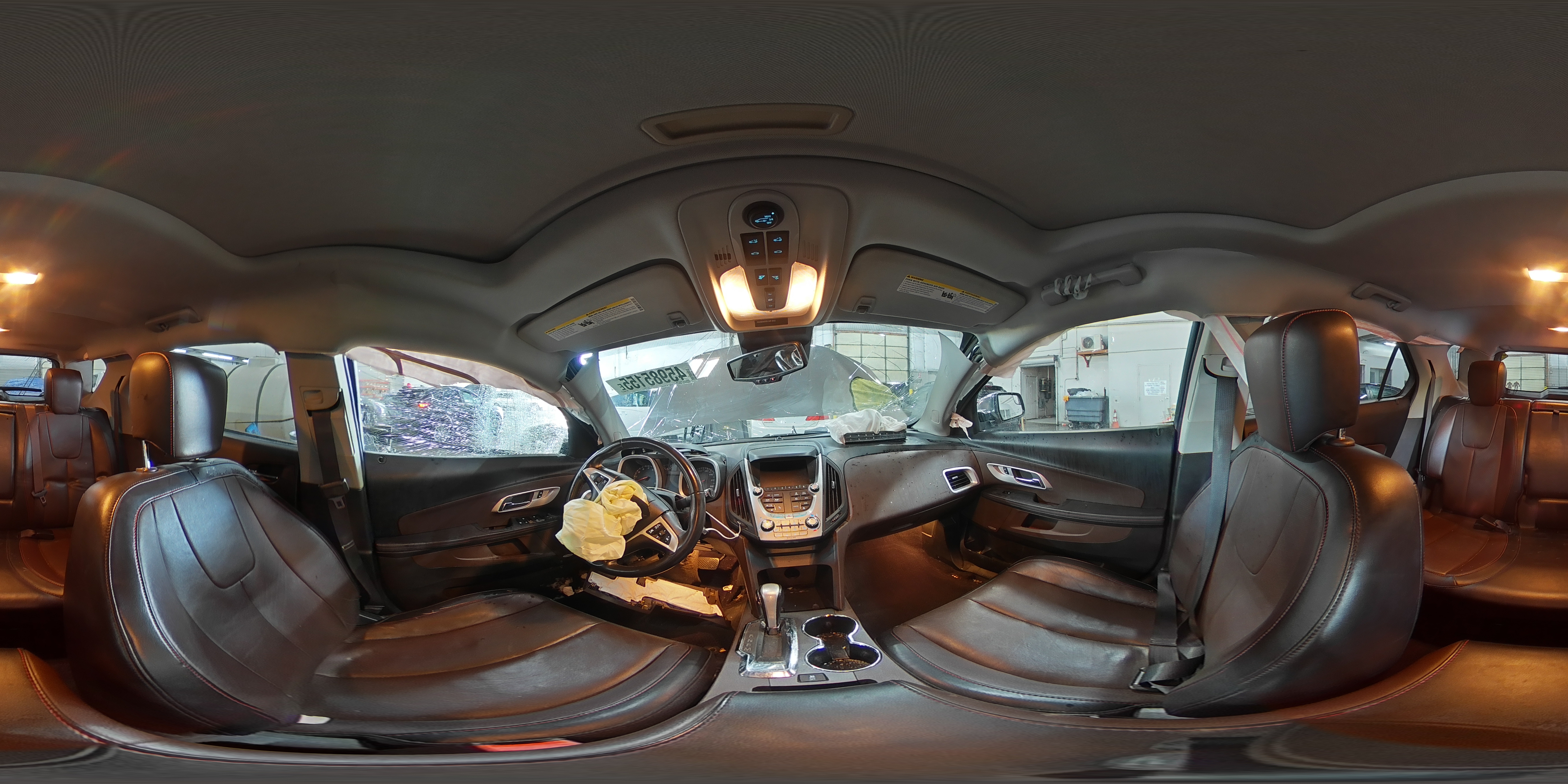 2012 Chevrolet Equinox VIN 2GNFLGE5XC6354674 Copart auction photo, side / front end damage thumbnail 16