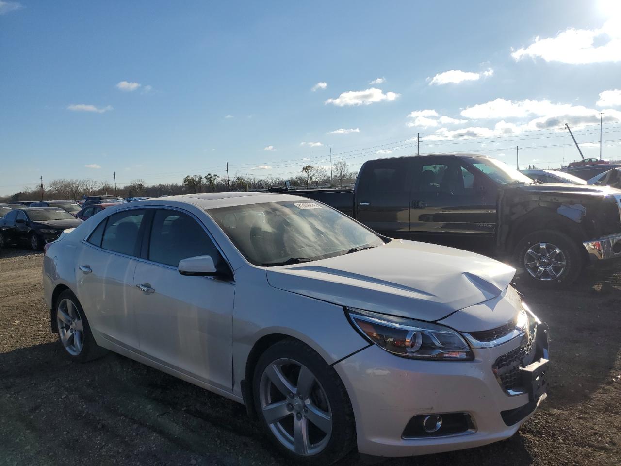 2014 Chevrolet Malibu VIN 1G11J5SX3EF278462 Copart auction photo, front end / side damage thumbnail 4