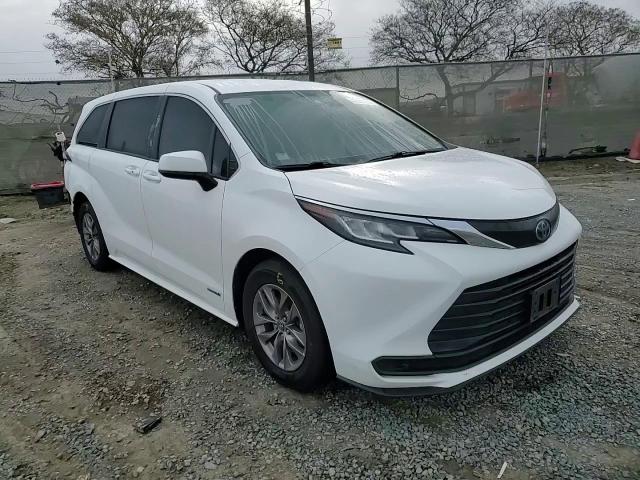 2021 Toyota Sienna VIN 5TDKRKECXMS045446 Copart auction photo, rear end damage thumbnail 11