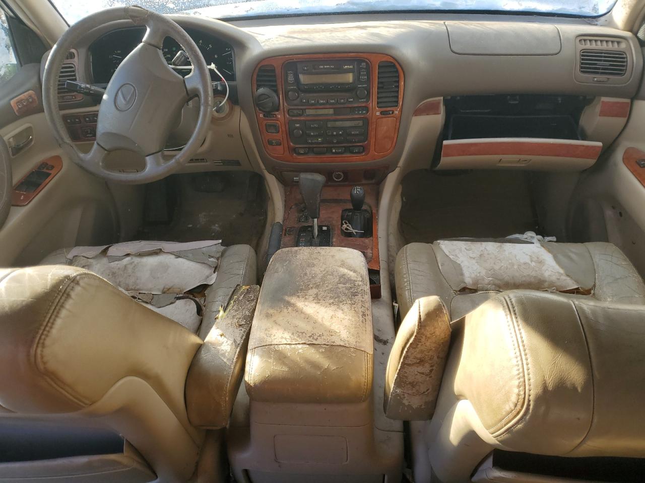 1998 Lexus LX VIN JT6HT00WXW0021467 Copart auction photo, mechanical damage thumbnail 8
