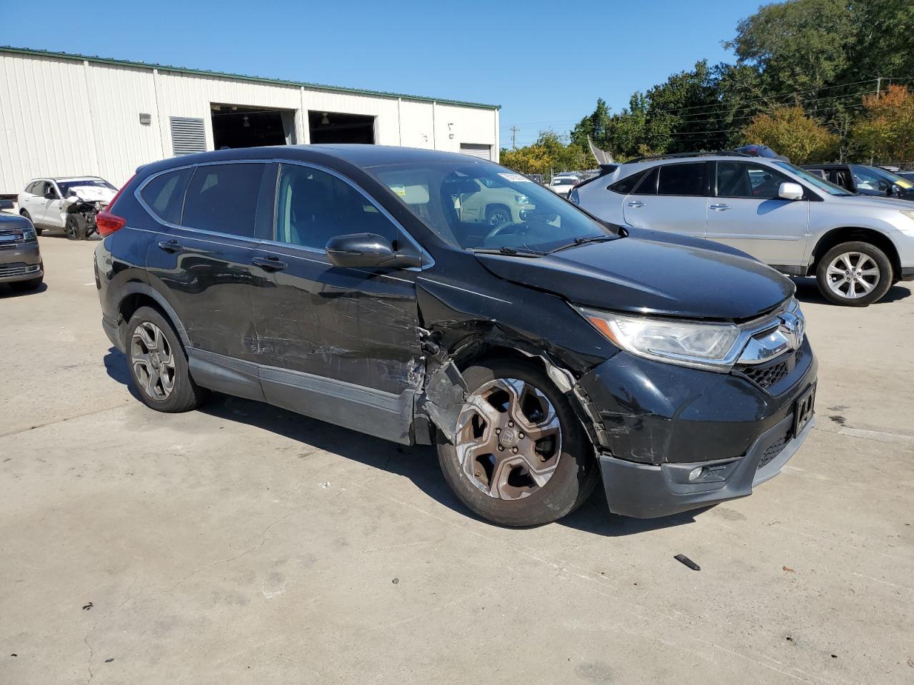 2018 Honda CR-V VIN 2HKRW1H57JH513195 Copart auction photo, front end damage thumbnail 4