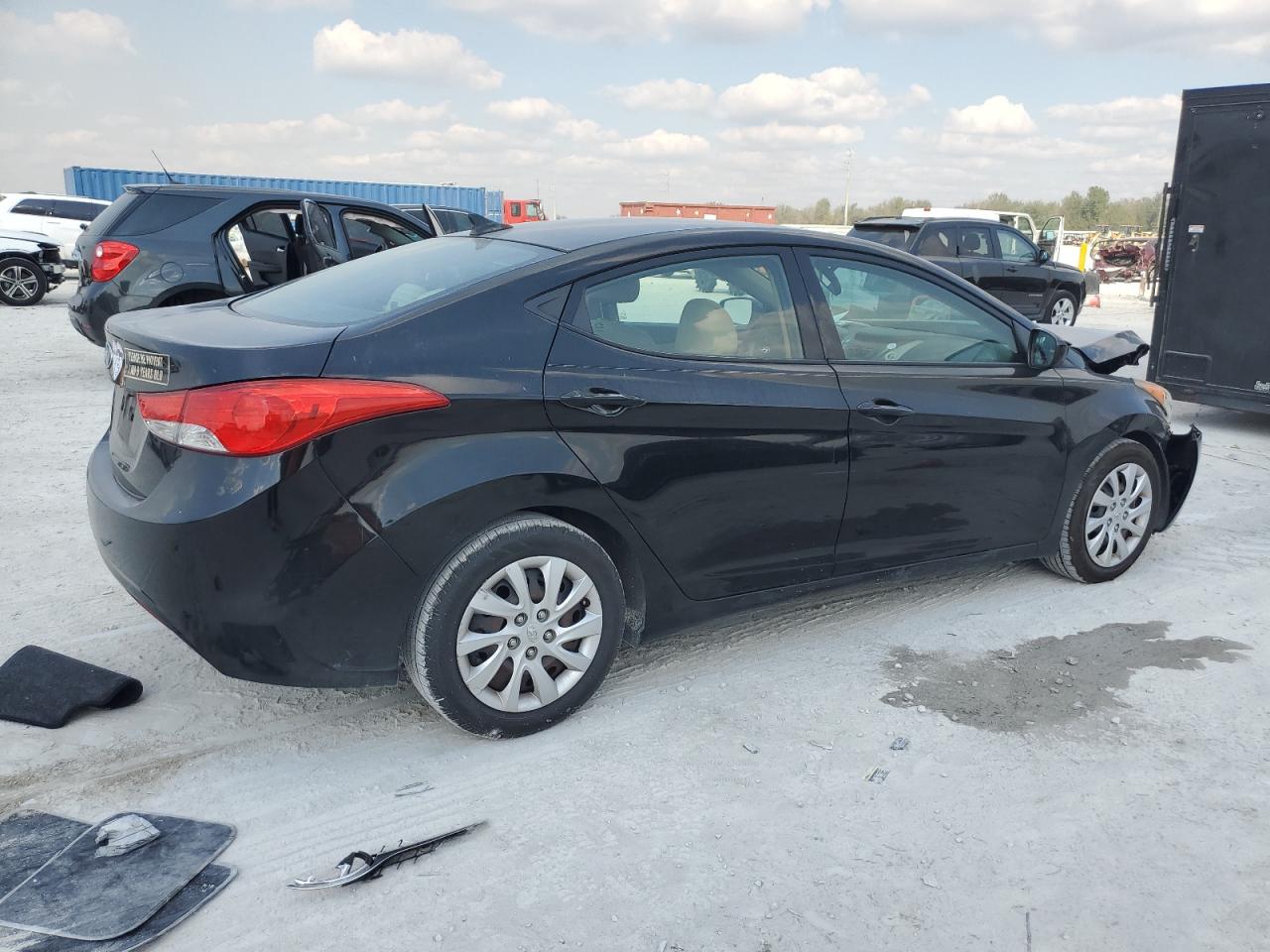 2013 Hyundai Elantra VIN 5NPDH4AE2DH205288 Copart auction photo, front end damage thumbnail 3