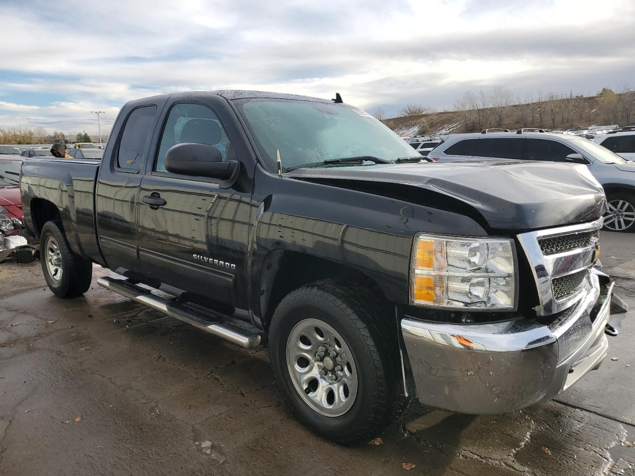 2013 Chevrolet Silverado VIN 1GCRKSEA5DZ232657 Copart auction photo, front end / rear end damage thumbnail 4