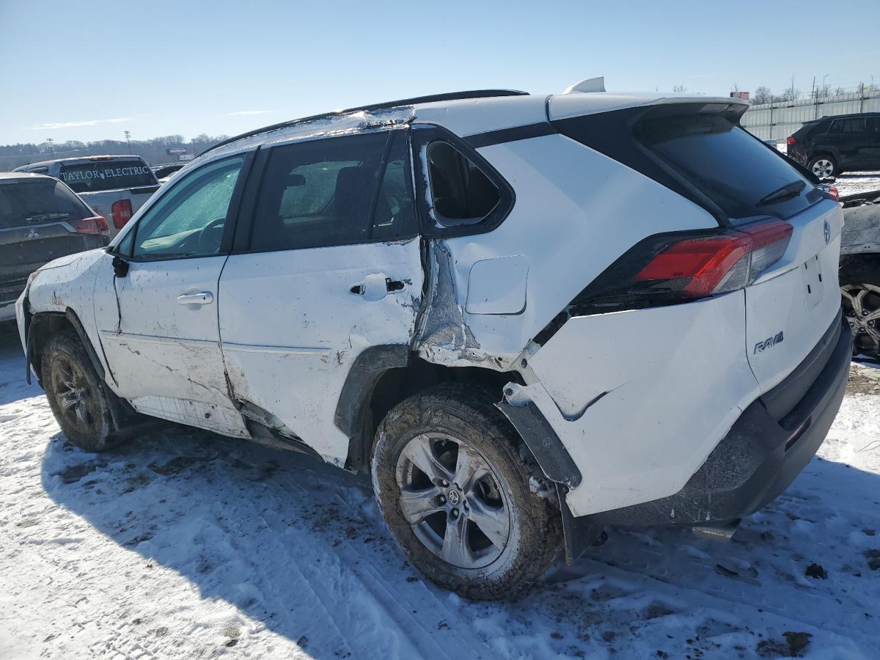 2022 Toyota RAV 4 VIN 2T3P1RFV7NC286128 Copart auction photo, all over damage thumbnail 2