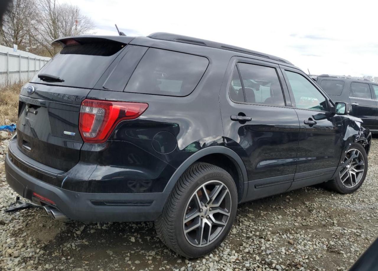 2018 Ford Explorer VIN 1FM5K8GT8JGC23681 Copart auction photo, front end damage thumbnail 3