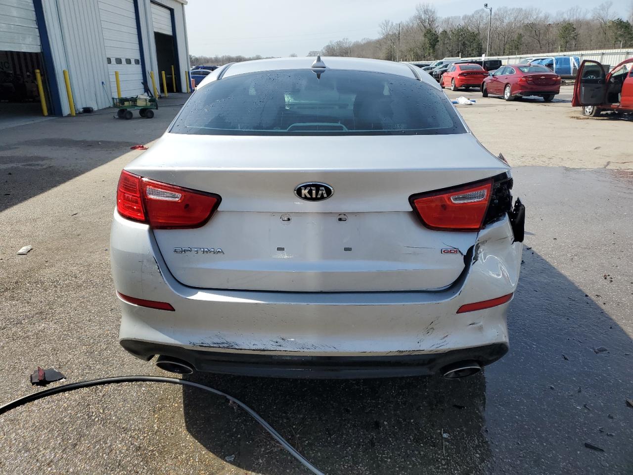 2014 KIA Optima VIN 5XXGM4A72EG324997 Copart auction photo, rear end damage thumbnail 6