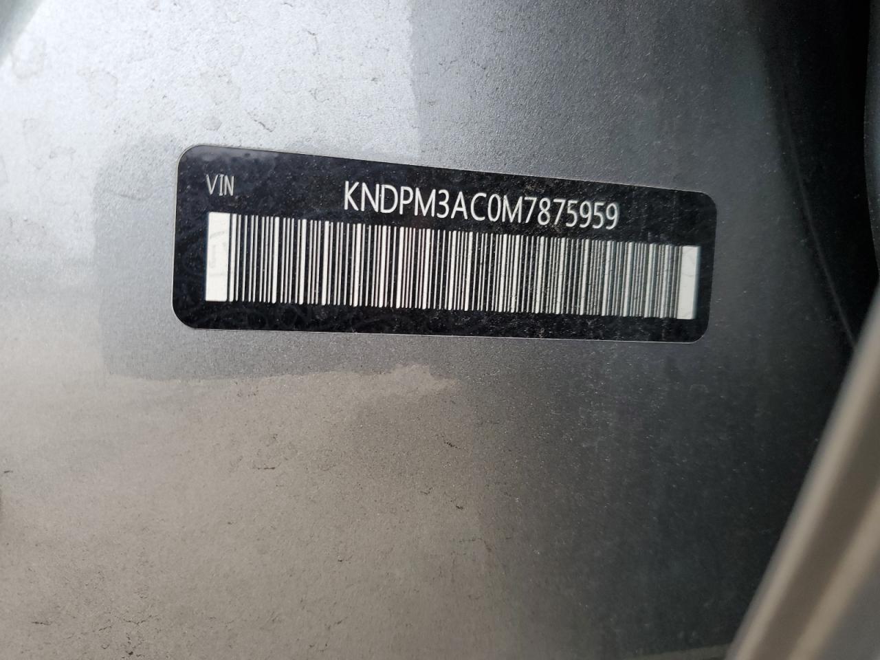 2021 KIA Sportage VIN KNDPM3AC0M7875959 Copart auction photo, rear end damage thumbnail 13