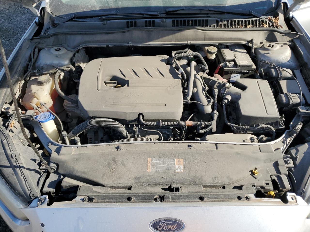 2014 Ford Fusion VIN 1FA6P0HD1E5368085 Copart auction photo, rear end / side damage thumbnail 11