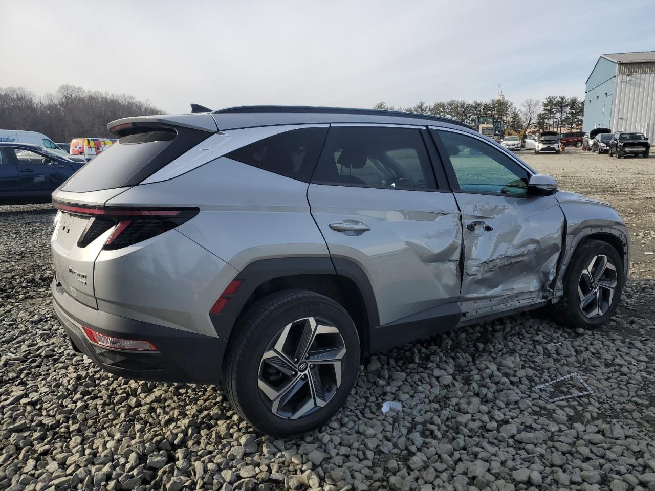 2022 Hyundai Tucson VIN KM8JFCA10NU016738 Copart auction photo, all over damage thumbnail 3