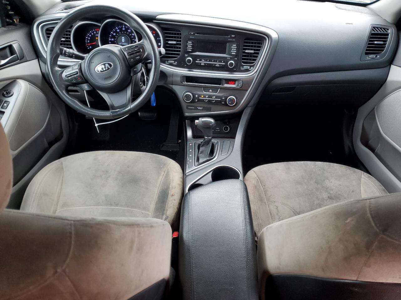 2015 KIA Optima VIN KNAGM4A7XF5621728 Copart auction photo, vandalism damage thumbnail 8