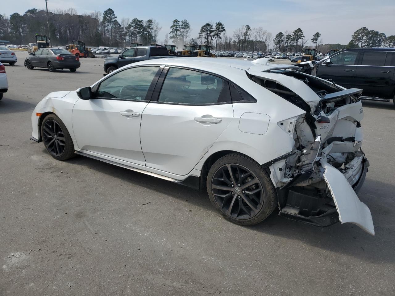 2020 Honda Civic VIN SHHFK7H40LU215838 Copart auction photo, rear end / front end damage thumbnail 2
