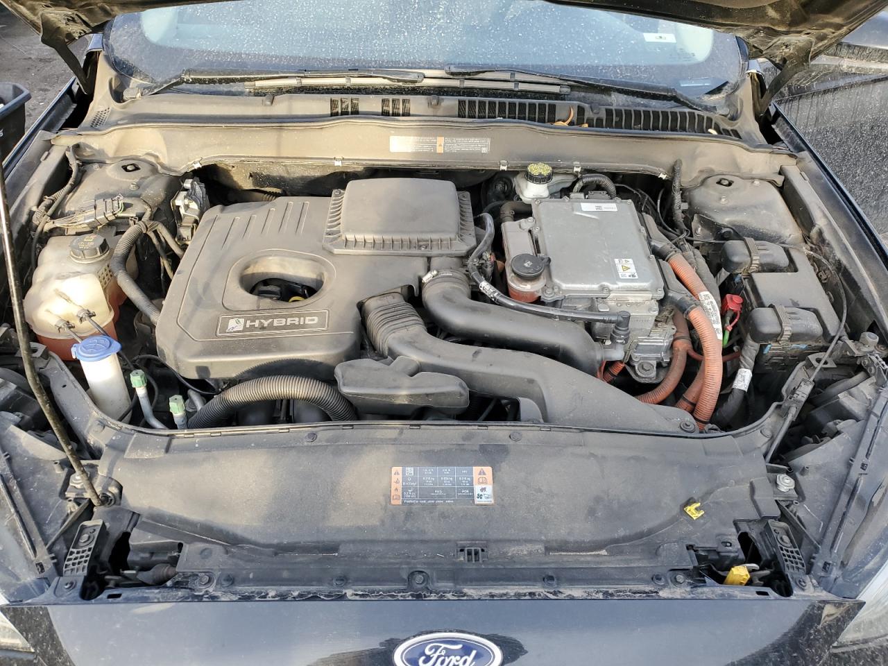 2017 Ford Fusion VIN 3FA6P0LUXHR280001 Copart auction photo, side damage thumbnail 11