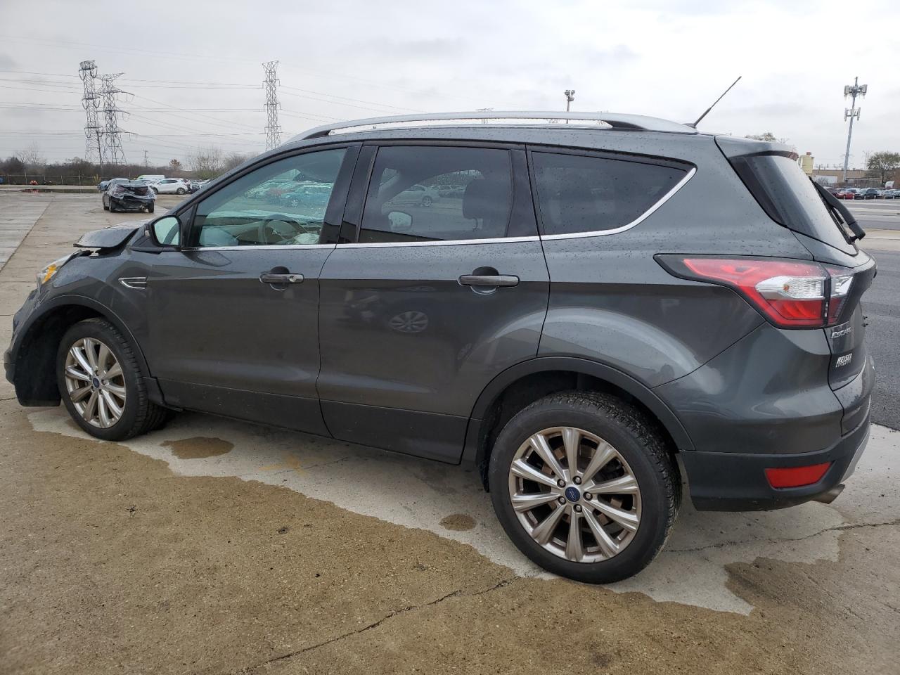 2017 Ford Escape VIN 1FMCU9JD2HUA10729 Copart auction photo, front end damage thumbnail 2