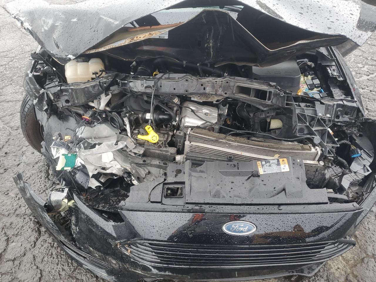 2018 Ford Focus VIN 1FADP3FE9JL249355 Copart auction photo, front end / side damage thumbnail 12