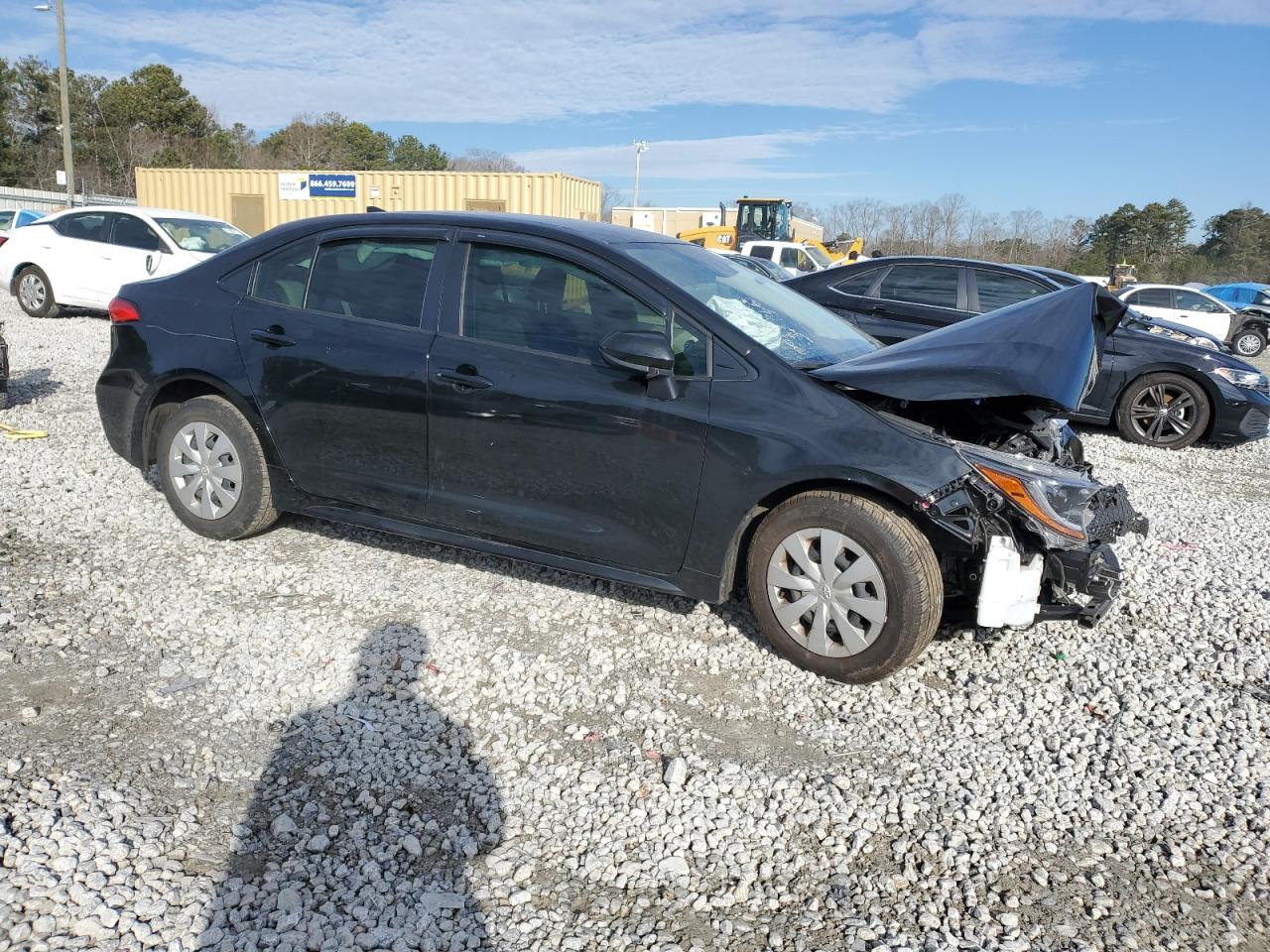 2022 Toyota Corolla VIN JTDDPMAE4NJ224078 Copart auction photo, front end / undercarriage damage thumbnail 4