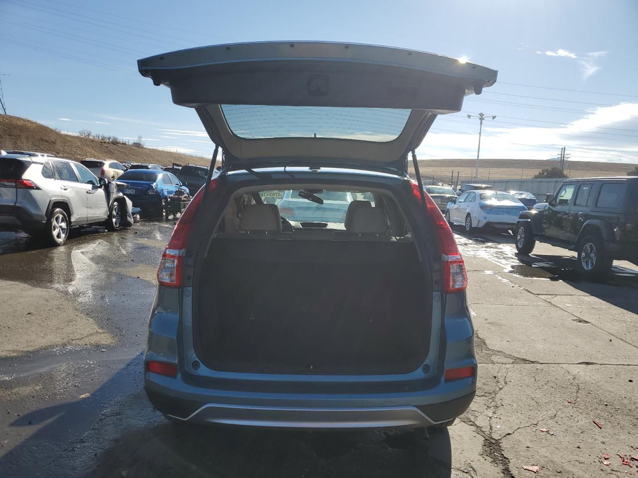 2016 Honda CR-V VIN 2HKRM4H71GH625587 Copart auction photo, side damage thumbnail 6