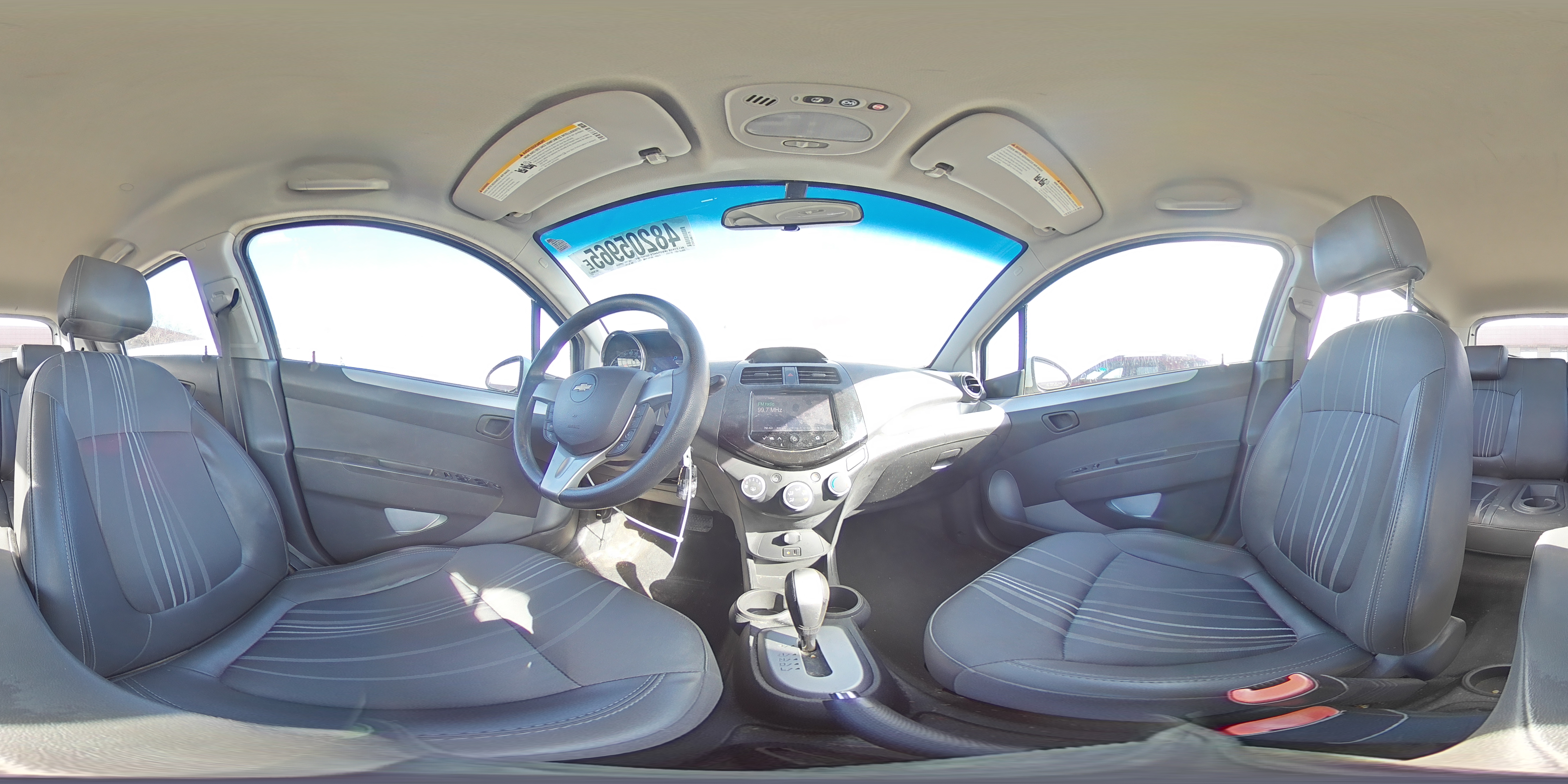 2015 Chevrolet Spark VIN KL8CD6S93FC817902 Copart auction photo, rear end damage thumbnail 14