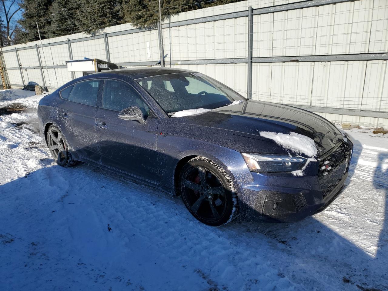 2024 Audi RS5 VIN WAUC4CF52RA051607 Copart auction photo, front end / side damage thumbnail 4
