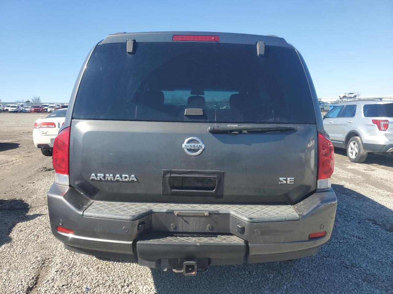 2009 Nissan Armada VIN 5N1AA08C69N602655 Copart auction photo, front end / side damage thumbnail 6