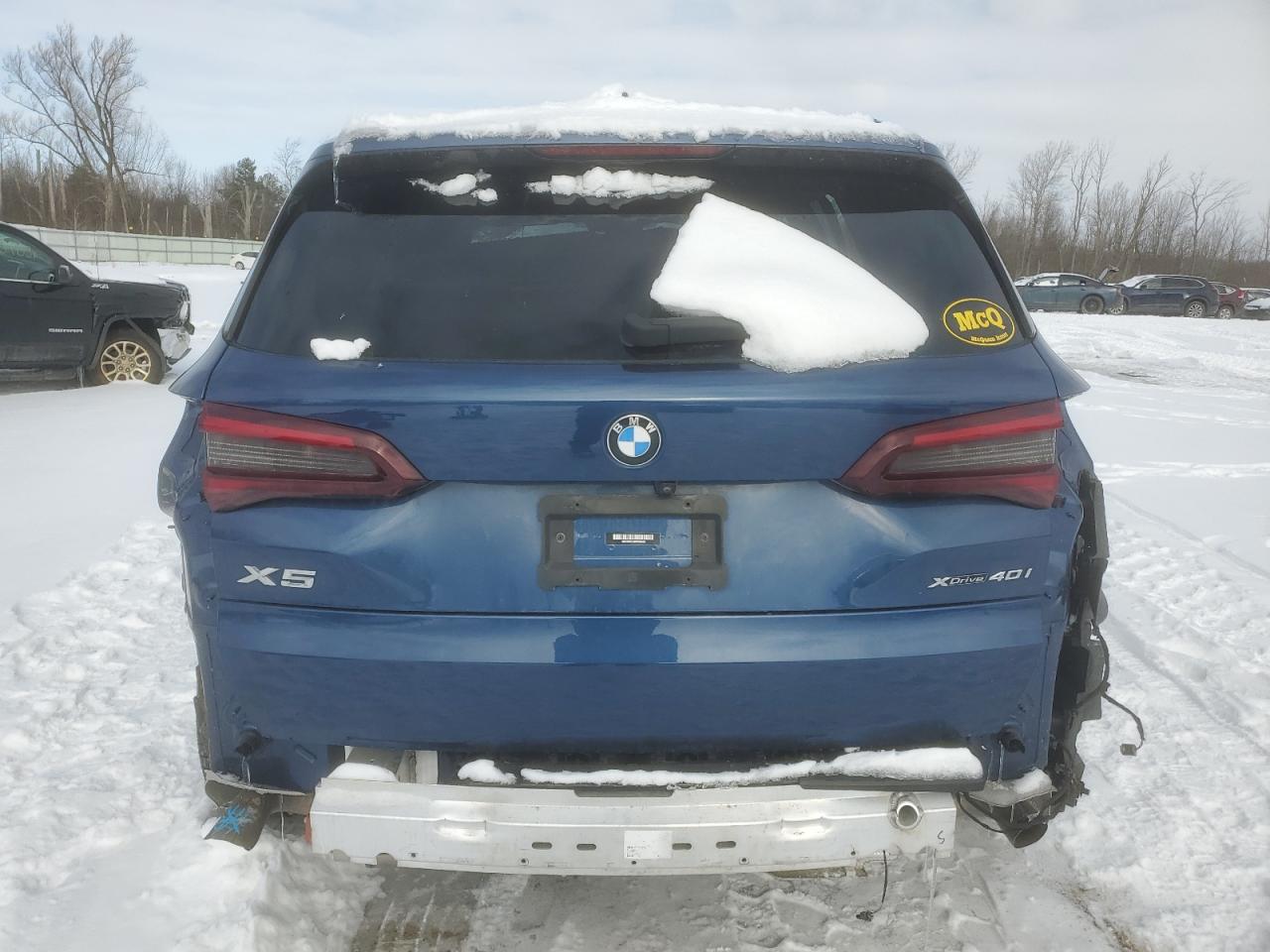 2022 BMW X5 VIN 5UXCR6C04N9K98460 Copart auction photo, all over damage thumbnail 6