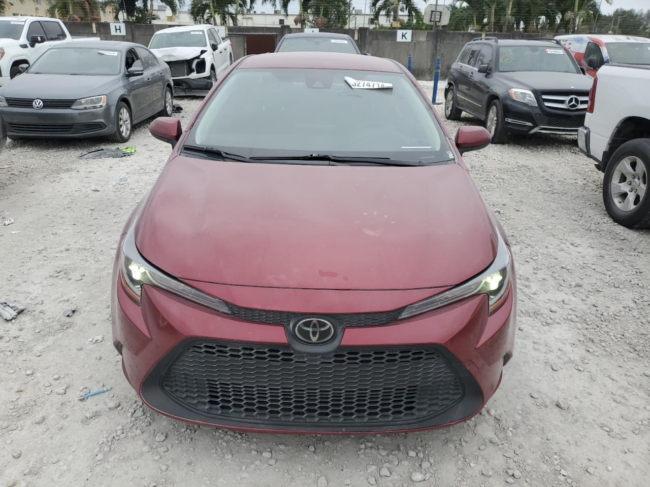 2022 Toyota Corolla VIN JTDEPMAE1NJ212331 Copart auction photo, rear end damage thumbnail 6