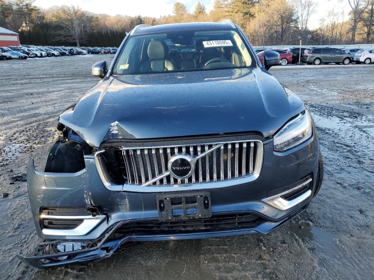 2022 Volvo XC90 VIN YV4A22PL1N1830804 Copart auction photo, front end damage thumbnail 5