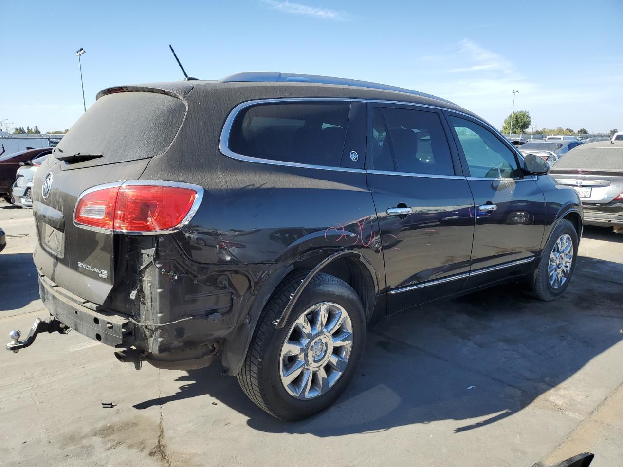 2014 Buick Enclave VIN 5GAKVCKD8EJ108865 Copart auction photo, rear end damage thumbnail 3