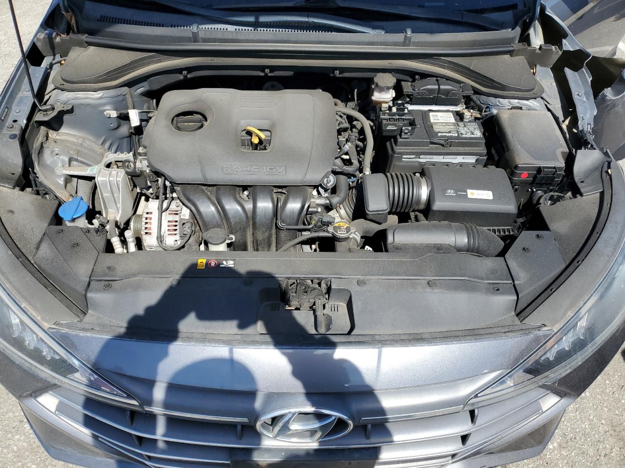2019 Hyundai Elantra VIN 5NPD74LF4KH470168 Copart auction photo, front end damage thumbnail 11