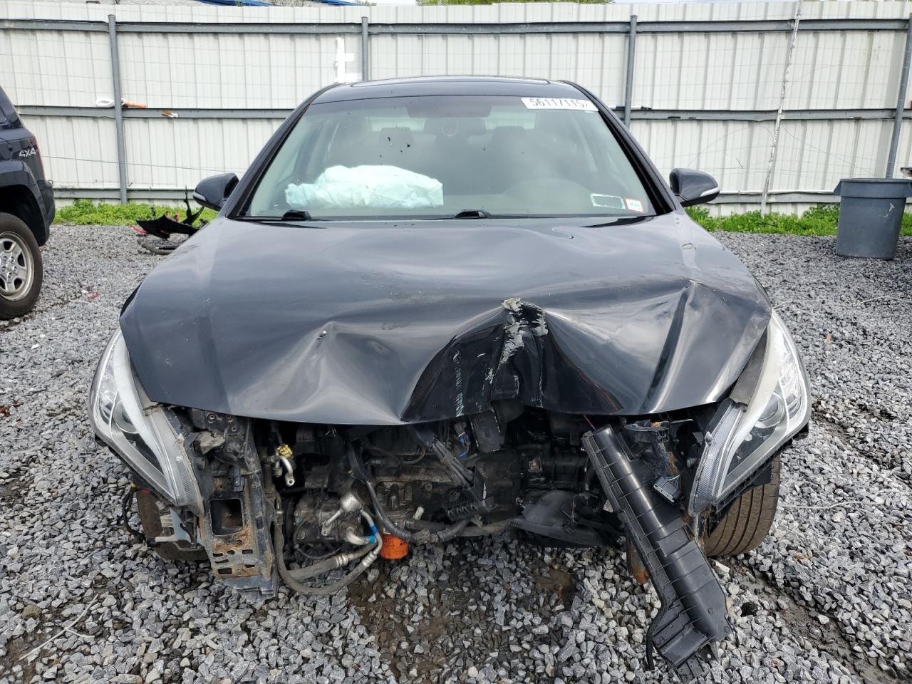 2017 Hyundai Sonata VIN 5NPE34AF5HH509992 Copart auction photo, front end / minor dent/scratches damage thumbnail 5