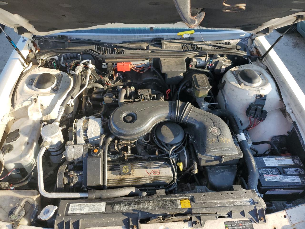 1988 Cadillac De Ville VIN 1G6CD5157J4214845 Copart auction photo, water/flood damage thumbnail 11