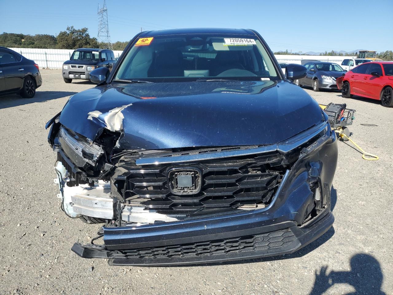 2023 Honda CR-V VIN 2HKRS3H72PH304657 Copart auction photo, front end / side damage thumbnail 5